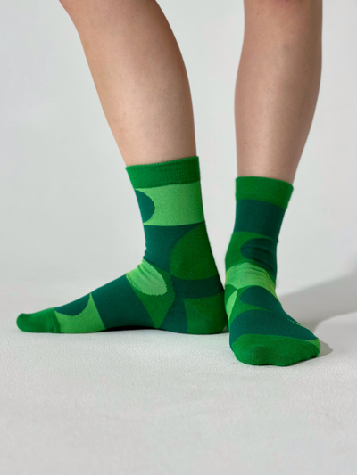 НОСКИ ПРИЯТНО "ГЕОМЕТРИЯ ЗЕЛЕНАЯ"