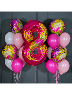 Комплзиция-фотозона "8 Марта" Мимоза