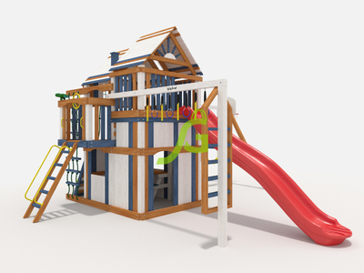 Детская площадка IgraGrad Великан 2 (Домик) мод.2