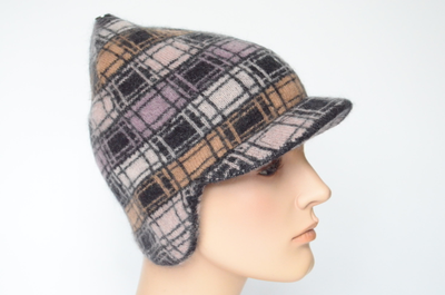 Кепка зимняя женская с ушками Италия Визио