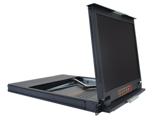 1-портовые локальные выдвижные KVM LCD консоли - Выдвижная LCD KVM ...