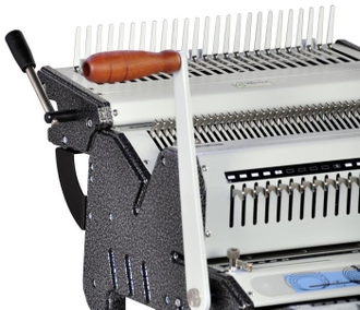 Брошюровщик - машина переплетная на пластиковую и металлическую пружину Warrior 21182 (WireMac-Combo)