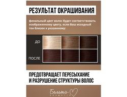 Стойкая Крем-краска для волос Аммиачная тон 5.0 Светло-Каштановый Белита-М Hair Happiness