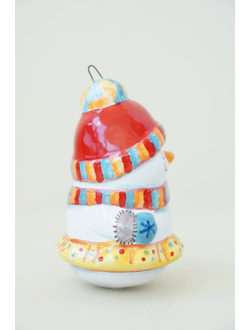 Снеговичка с птичкой - Снежная семейка