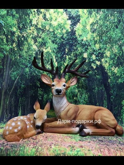 Олененок  14*21см   0,7кг    полистоун Россия 947/012460