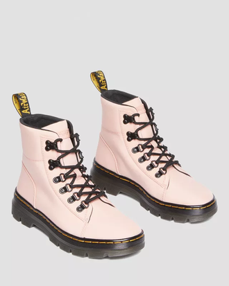 Ботинки Dr. Martens Combs Women's Nylon Peach Beige