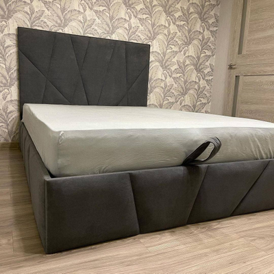 НЕДОРОГО ОДНОСПАЛЬНАЯ, ДВУСПАЛЬНАЯ КРОВАТЬ НЭЙЧЕР, ФАНЕРНАЯ В ТКАНИ СО СТЕЖКОЙ БОКОВИН/ИЗНОЖЬЯ, С ПОДЪЕМНЫМ МЕХАНИЗМОМ И БЕЛЬЕВЫМ ЯЩИКОМ