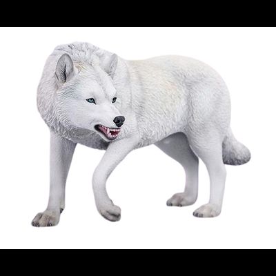 Дикий волк (белый) - Коллекционная фигурка 1/6 Direwolf Figurine (JXK242C) - JXK