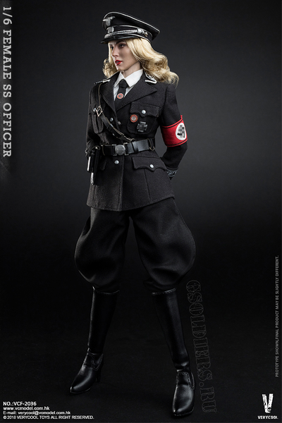 СС офицер - КОЛЛЕКЦИОННАЯ ФИГУРКА 1/6 scale Action figure Female SS Officer (VCF-2036) -  VERYCOOL