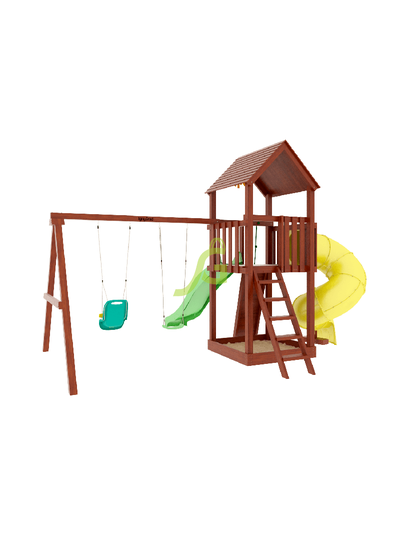 Детская площадка IgraGrad Панда Фани с винтовой трубой