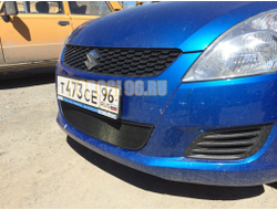 Защита радиатора Suzuki Swift 2010-2013 black