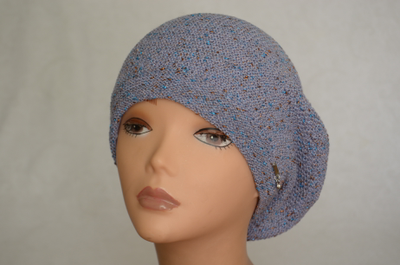 Vizio Италия 6607 берет голубой летний фото