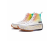 Converse Run Star Hike High Top Rainbow белые