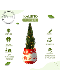 Новогоднее кашпо