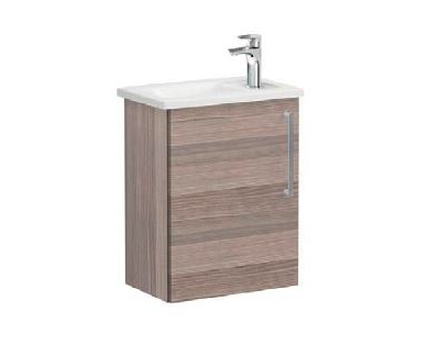 Модуль с квадратной раковиной, Vitra Root, 45 см, с дверцей, кордоба, левосторонний, 68061