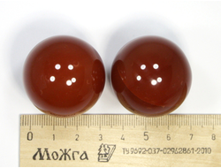 Шар Сердолик, в ассортименте, Ботсвана (34-35 мм, 55-60 г) №13129