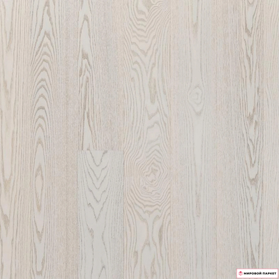 Паркетная доска PolarWood Classic Ясень Премиум Дувр 138 мм 1-полосный с фаской масло замок 2G толщина 14 мм 2.2 м2