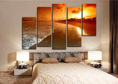 Модульная картина "Удивительный вечер"