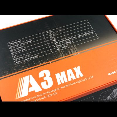 Билед модули Aozoom A3 Max 2025 3.0 дюйма, 5500К, 12V, 49W/57W, крепление 3R и съемное гаечное