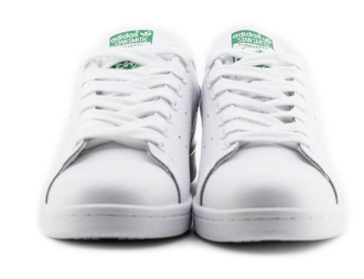 Adidas Stan Smith Белые с зеленым (36) подростковые