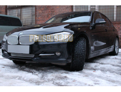 Защита радиатора BMW 3 F30/F31 2012-2015 chrome верх PREMIUM