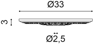 Розетка R14 - d33см