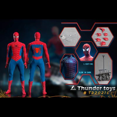 Человек-Паук (делюкс версия) - Коллекционная ФИГУРКА 1/6 Variant Spider Deluxe Edition (TD2021C) - Thunder Toys
