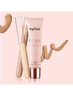 Topface Тональный крем увлажняющий Pure Touch РТ566, тон 05 cream brulee