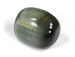 Кошачий глаз (кварцевый), галтовка, ЮАР (23*20*16 мм, 13 г) №28432