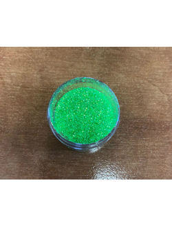 Ирис глиттер блестки иридисцентные "Неоновый Зеленый" 0,2 мм 1 кг