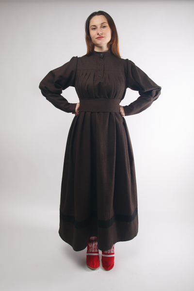 Платье «Поморское» шерстяное