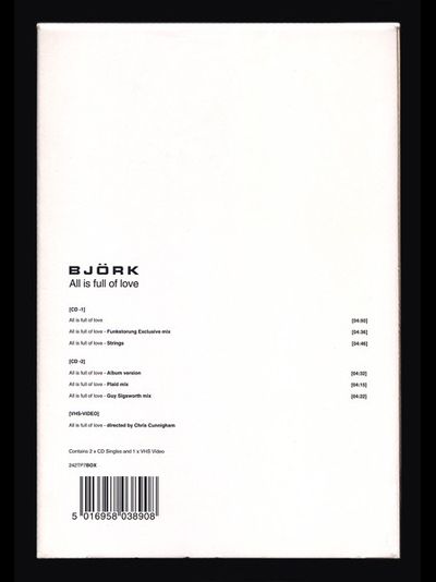 Bjork All Is Full Of Love Box Set