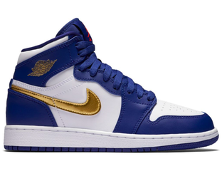 Air jordan 1 blue gold new arrivals