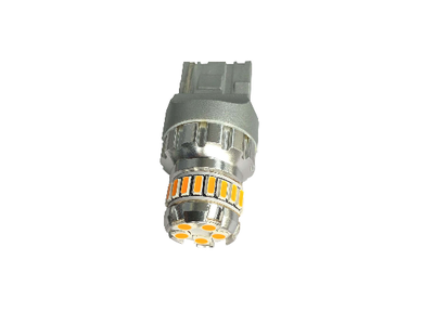 Светодиодная лампа 7440 (T20/W21W) 2F23 Yellow (Оранжевая), 12v, для поворотника, 1шт