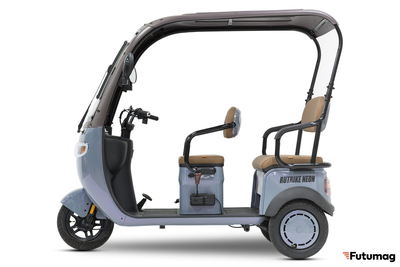 Электротрицикл Rutrike Неон фиолетовый