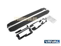 Пороги на Hyundai IX-35 (2010-2015) Start Black