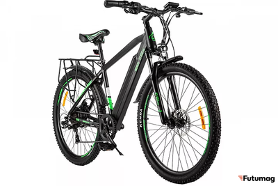 Электровелосипед Eltreco XT 850 Pro серо-зеленый