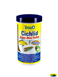 197480 Корм для травоядных цихлид Tetra Cichlid Algae Mini 500ml