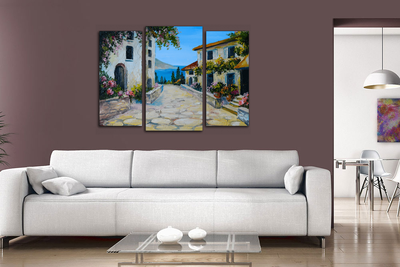 Модульная картина "Вид на море"