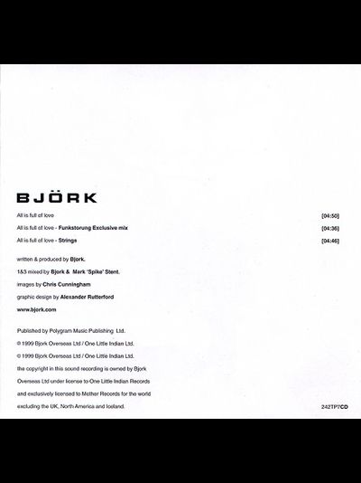Bjork All Is Full Of Love Box Set