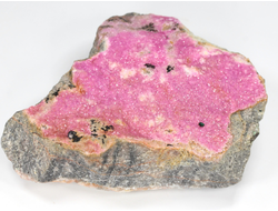 Кобальтокальцит, кристаллы на породе, Марокко (87*69*25 мм, 234 г) №28622