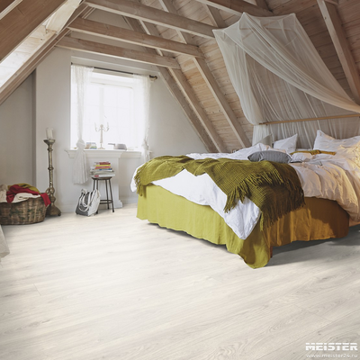 Ламинат Meister LL150 Дуб Вайт Ривербэнк 7126 32 класс толщина 8 мм с фаской 2.709 м2