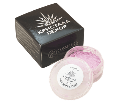 Шиммер (люминайзер) "Розовый сатин", Кристалл Декор, 1,5 гр