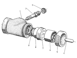 Колесный тормозной цилиндр КСЦД-25А, 6976.01.00.00
