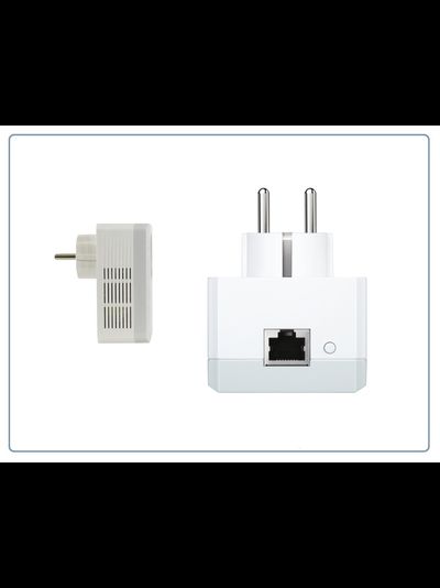 TP-LINK TL-PA4010PKIT, HomePlug AV Сетевой адаптер PowerLine 500 Мбит/с Ethernet с розетками (комплект 2 шт.)