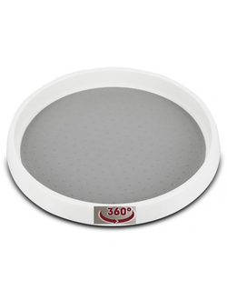 Поднос для подачи прорезиненный d=30 см. h=3,3 см. п/п, вращающийся