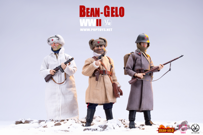 Красноармеец-рыбак Ефим - КОЛЛЕКЦИОННАЯ ФИГУРКА 1/12 scale Bean Gelo Series fisherman Lim Yefu Deluxe Ver (BGS027) - POP COSTUME