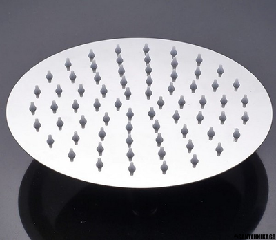 Лейка тропическая для душевой кабины нержавеющая 15 20 25 см диаметр