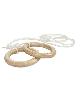 Кольца гимнастические деревянные Sv Sport