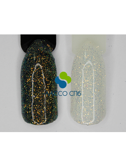 Иридисцентный глиттер блестки Ирис Радужный Золотистый 0,2 мм вес 10 г